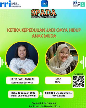 Antusias Hafiz Menggugah Semangat Sosial Anak Muda