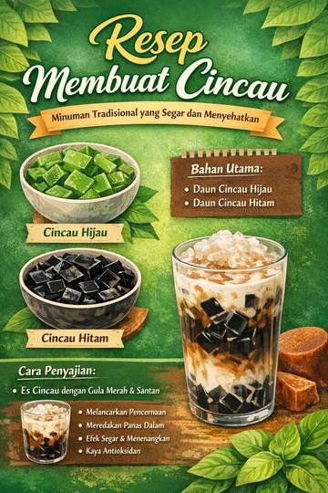 Resep Membuat Cincau: Minuman Tradisional