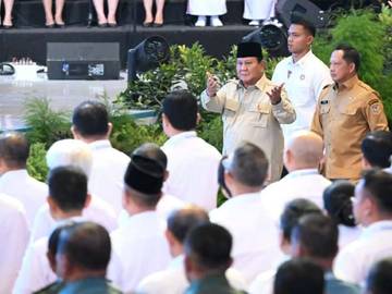 Prabowo Singgung Persoalan Sampah di Rakornas Kepala Daerah