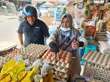 Harga Telur di Kota Lhokseumawe Stabil