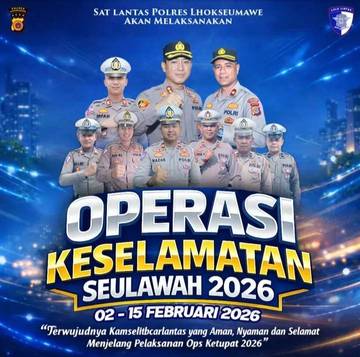 Inilah Tujuh Sasaran Operasi Keselamatan Seulawah 2026
