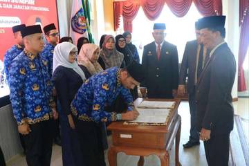 Sekda Lhokseumawe Lantik 20 Pejabat Administrator, Pengawas dan Fungsional