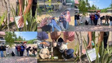 Mahasiswa KKN 45 Luncurkan QR-Tree di Blang Panyang