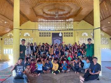 Mahasiswa KKN Relawan Unimal Gelar Les Privat