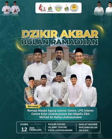 Zikir Akbar Sambut Puasa Ramadhan di Islamic Center