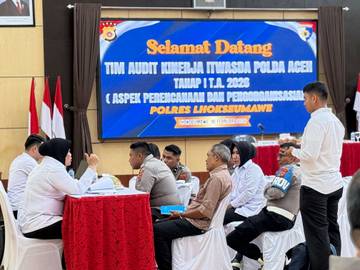 Polres Lhokseumawe Terima Audit Kinerja Itwasda Polda Aceh