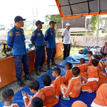 Damkar Lhokseumawe Edukasi Bahaya Kebakaran Sejak Dini