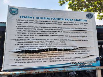 Begini Kebijakan Parkir Pemerintah Kota Madiun 