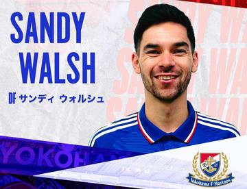 Sandy Walsh Bersama Yokohama Marinos dengan Durasi Kontrak 2.5 Tahun