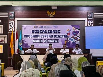 Orang Tua Siswa SMPN 2 Ngawi Bisa Pantau Kehadiran Anak