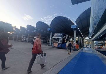 H+6 Lebaran, Terminal Seloaji Ponorogo Terpantau Lengang