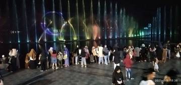 Pesona Air Mancur Menari Telaga Ngebel