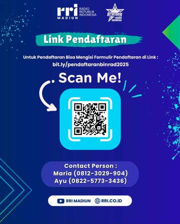 RRI Madiun Buka Pendaftaran Bintang Radio 2025