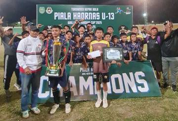 SSA Lombok-11 Jadi Juara Satu Piala Haornas