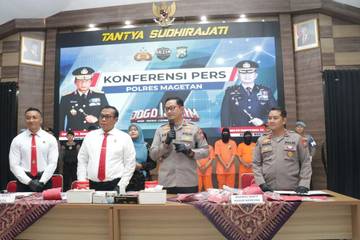 PolresMagetanUngkapJaringan Narkoba, Sita Barang Bukti danTahan9 Pelaku