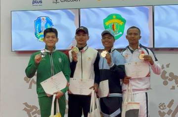 Atlet Dojo Polres Madiun Raih Medali PON Beladiri