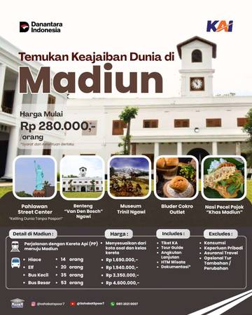 SIMAK!! KAI Daop 7 Madiun Kenalkan Program Paket Wisata Rail Tour Jawa Timur