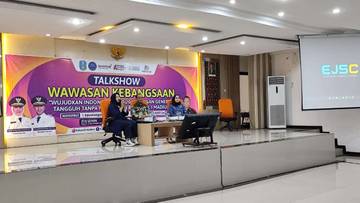 Talkshow Wawasan Kebangsaan Wujudkan Generasi Emas Tangguh Tanpa Narkoba