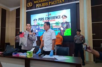 Polres Pacitan Bekuk Pelaku Curanmor yang Beraksi di 8 Lokasi