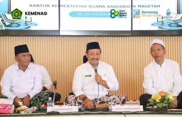 Doa Bersama Warnai Peringatan Hari Amal Bakti ke-80 Kementerian Agamadi Magetan