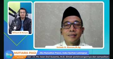 Sya'ban Ladang Bertanam, Ramadhan Memanen