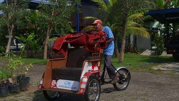 Becak Listrik Diharapkan Ringankan Beban Tukang Becak Lansia