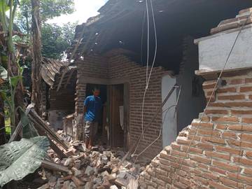 Gempa Pacitan, Sejumlah Rumah Warga di Ponorogo Rusak