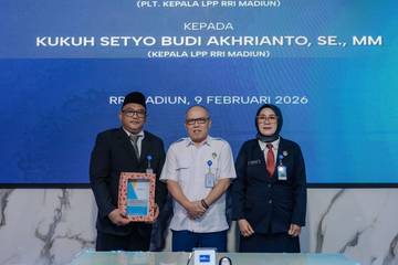 LPP RRI Madiun Gelar Pisah Sambut Kepala Stasiun
