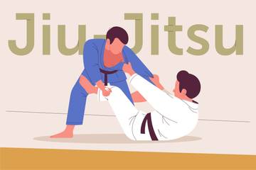 Jujitsu Kabupaten Madiun Raih Dua Medali di Mojokerto