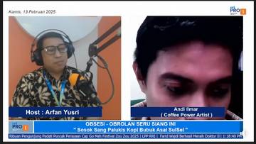 Andi Ilmar Seniman Pelukis Bubuk Kopi yang Menginspirasi dari Bulukumba 