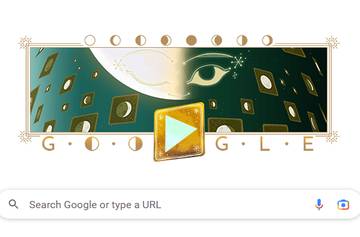 Google Doodle Hari Ini Merayakan "Rise of the Half Moon" 