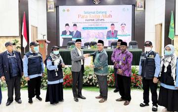 Kloter Pertama Jemaah Haji Papua Tiba di Makassar