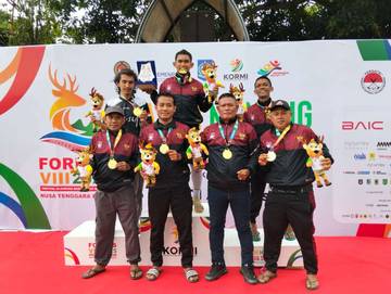 ASN Makassar Sumbang Tiga Emas di Fornas VIII