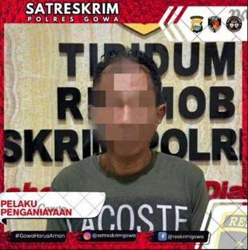 Resmob Polres Gowa Ringkus Pelaku Penganiayaan  di Bontomarannu