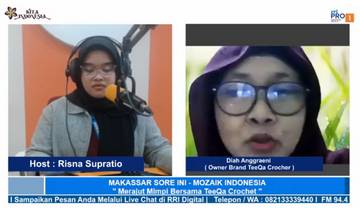 Mozaik Indonesia RRI, Merajut Mimpi Bersama TeeQa Crochet