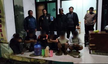 Pesta Miras di Pemukiman, Enam Pemuda Terjaring Patroli