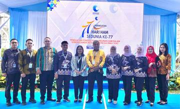 Kanwil Kemenham Sulsel Hadiri Peringatan Hari HAM