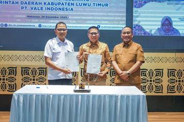 PT Vale dan Pemkab Lutim Perkuat Mitigasi Bencana