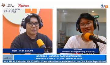 Peduly Volunteer Makassar Bangun Solidaritas Sosial