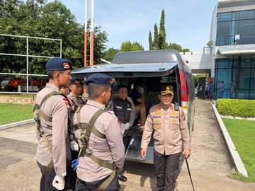 Polres Maros Terlibat Penjemputan Jenazah ATR