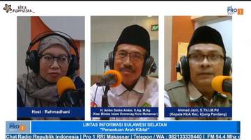 Kemenag Makassar Kalibrasi Arah Kiblat   