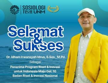 Dosen Sosiologi UNM Raih Program Riset BRIN
