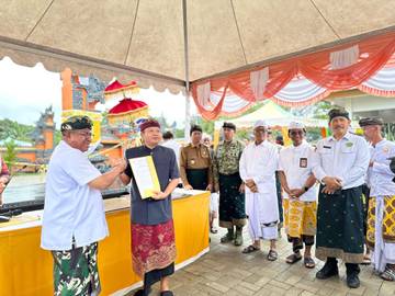 Pura Agung Cakra Bhuwana Perkuat Harmoni Umat Beragama