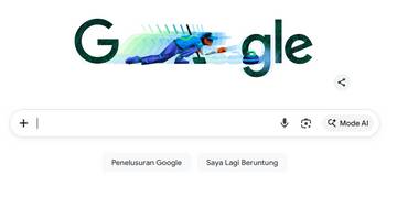 Google Doodle Sambut Semangat Olimpiade Musim Dingin 2026