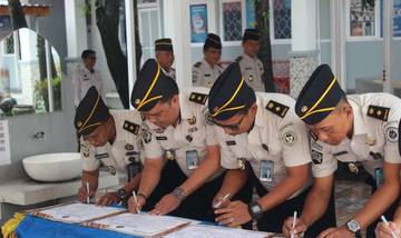 Lapas Narkotika Sungguminasa Teken Komitmen Zona Integritas