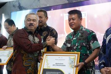 Kodam XIV/Hasanuddin Terima Penghargaan Implementasi Kartu Kredit  Pemerintah 