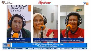 Relawan Gesit Makassar Satset Dalam Setiap Aksi