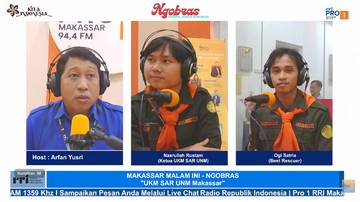 UKM SAR UNM Sigap Menolong Korban Bencana