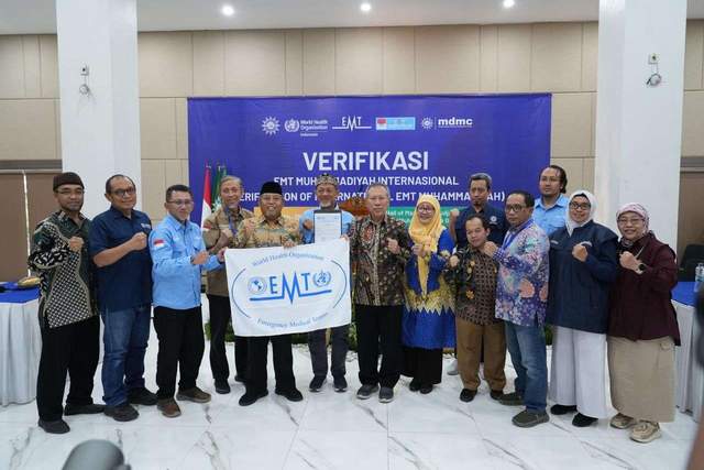 Standar Internasional, EMT Muhammadiyah Raih Pengakuan WHO
