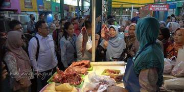 Komisi IX DPR RI Sidak Pasar Oro-oro Dowo Kota Malang